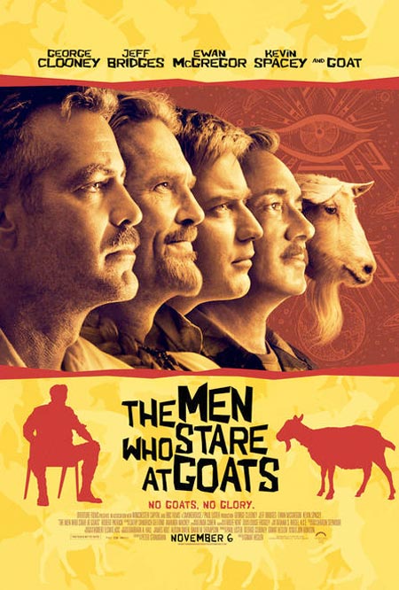 The Men Who Stare at Goats Poster